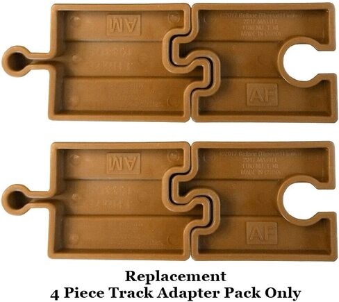 Fisher-Price Replacement Parts for Thomas and Friends Wooden Train Sets - FHM74 ~ Works with Many Sets ~ 4 Piece Track Adapter Pack in Saudi Arabia