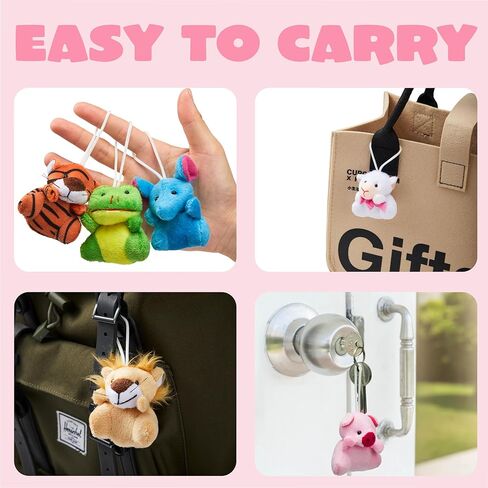 JOYIN 30 Packs Valentine's Day Gifts Cards with Animal Plush Toy for Kids, Valentine's Plush Keychain Toy for Classroom Exchange Cards and Party Favor, Valentine Greeting Cards, Game Prizes in Saudi Arabia