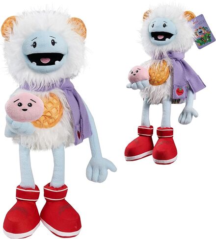 Large Plush Waffles + Mochi, Stuffed Toys for Kids, Kids Toys for Ages 3 Up by Just Play in Saudi Arabia