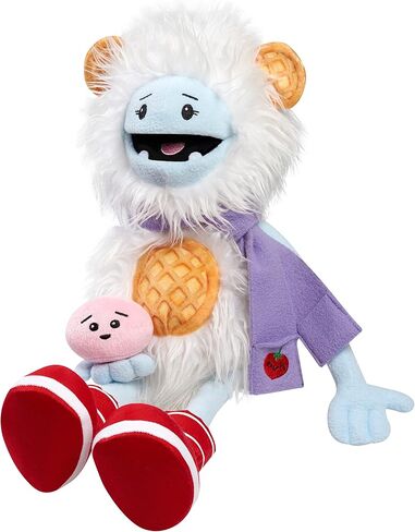 Large Plush Waffles + Mochi, Stuffed Toys for Kids, Kids Toys for Ages 3 Up by Just Play in Saudi Arabia