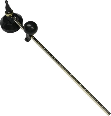 Utoolmart Glass Circle Cutter, 60cm (24-inch) Max.Round Diameter Adjustable Compasses Type Circle Glass Cutting Tool with Suction Cup in Saudi Arabia