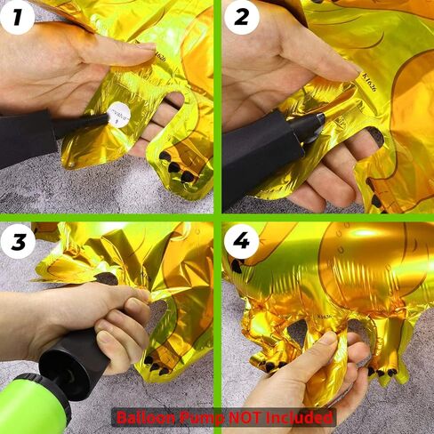 [16 قطعة] مجموعة بالونات ديناصور، لوازم حفلات الديناصورات، بالونات صغيرة ضخمة من الفويل والديناصور، بالونات هيليوم من الألومنيوم للديناصور لتزيين حفلات الديناصورات، لوازم الحفلات بطابع الغابة in Kuwait