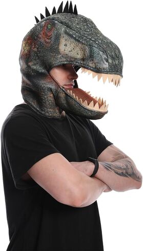 قبعة الديناصور KalcyKizz أزياء الهالوين غطاء رأس الحيوان in Kuwait