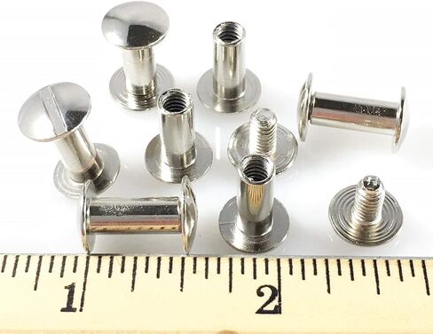Chicago Screws 1.3cm Plain 100 Pcs Np Silver in Saudi Arabia