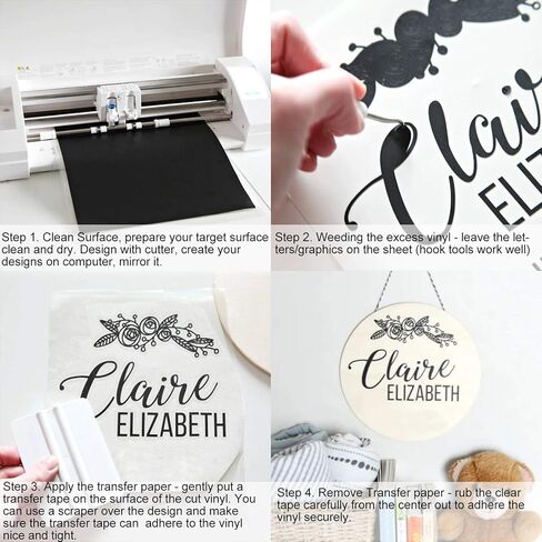 لفات فينيل لاصقة دائمة بلون اسود مات مقاس 12 انش × 20 قدم للافتات وسجل القصاصات وقواطع الحرف اليدوية in Kuwait