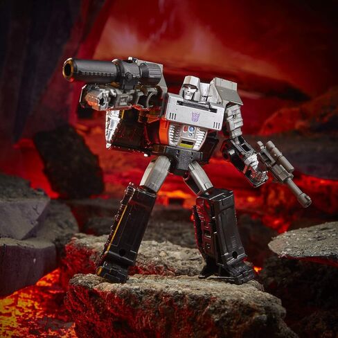 Transformers Toys Generations War for Cybertron: Kingdom Core Class WFC-K13 Megatron Action Figure - Kids Ages 8 and Up, 3.5-inch, Black in Saudi Arabia