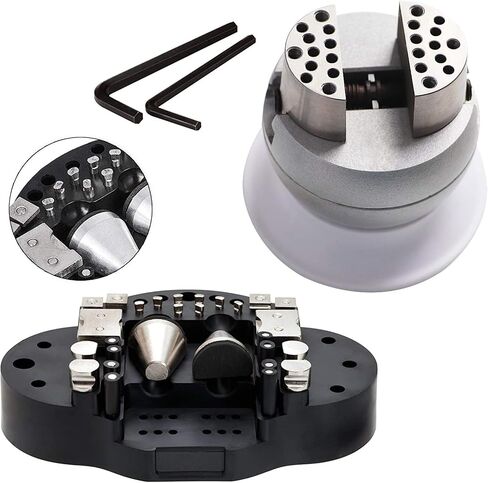 Ball Vise Engraving Setting Tool 360°Rotation Professional Ball Vise 30 PCS Attachment Jewelry Engraving Block Tools Standard Block (3inch) in Saudi Arabia
