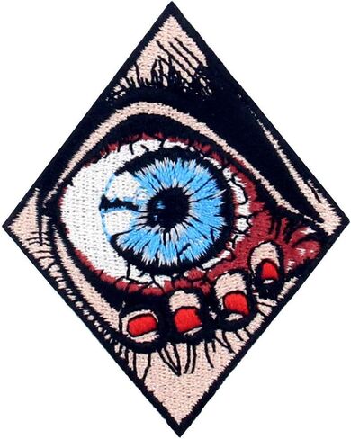 ZEGINs Panic from Eye Patch Embroidered Applique Iron On Sew On Emblem in Saudi Arabia