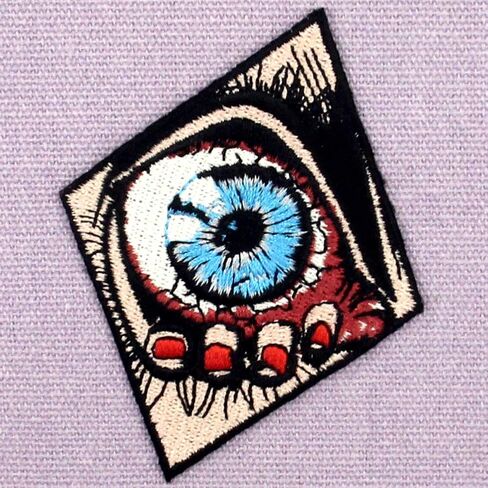 ZEGINs Panic from Eye Patch Embroidered Applique Iron On Sew On Emblem in Saudi Arabia