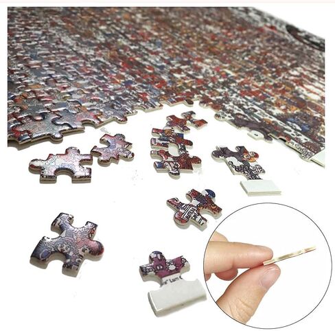 Jigsaw Puzzle 1000 Piece Wooden Puzzle Color Dragonfly Family Decorations, Unique Birthday Present Suitable for Teenagers and Adults 29.5x20in in Saudi Arabia