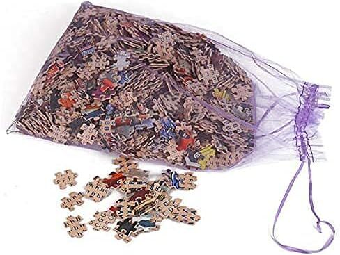 Jigsaw Puzzle 1000 Piece Wooden Puzzle Color Dragonfly Family Decorations, Unique Birthday Present Suitable for Teenagers and Adults 29.5x20in in Saudi Arabia