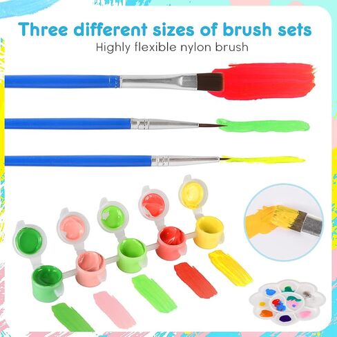 الرسم بالأرقام للأطفال من عمر 8 إلى 12 عامًا، والحرف اليدوية للأطفال من عمر 4 إلى 8 سنوات | طلاء زيتي بالأرقام للمبتدئين لتزيين الجدران (9.64 × 9.64 بوصة) in Kuwait