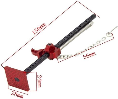 for 1/10 Rc Lifting Jack Partially Compatible with Axial Metal Adjustable Trim High Lift Jacks(red) in Saudi Arabia