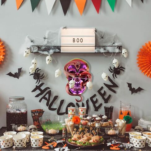 قوالب ريفاندا الهالوين ثلاثية الأبعاد للراتنج، قوالب سيليكون على شكل جمجمة الأفعى للحرف الراتنجية، قوالب صب كبيرة من الراتنج، زخارف فنية لتزيين الطاولة على الحائط in Kuwait