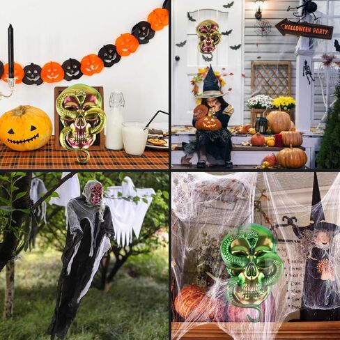 قوالب ريفاندا الهالوين ثلاثية الأبعاد للراتنج، قوالب سيليكون على شكل جمجمة الأفعى للحرف الراتنجية، قوالب صب كبيرة من الراتنج، زخارف فنية لتزيين الطاولة على الحائط in Kuwait