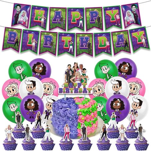 Zombies Birthday Party Supplies, Zombies Party Decorations Included Birthday banner, Cake Topper, Cupcake Topper, Balloon in Kuwait