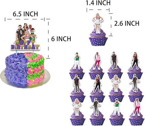 Zombies Birthday Party Supplies, Zombies Party Decorations Included Birthday banner, Cake Topper, Cupcake Topper, Balloon in Kuwait