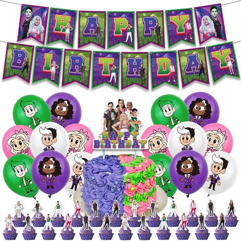 Zombies Birthday Party Supplies, Zombies Party Decorations Included Birthday banner, Cake Topper, Cupcake Topper, Balloon in Kuwait