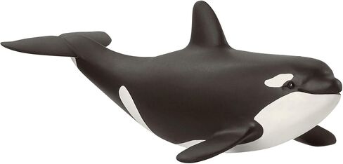 Schleich Wild Life, Ocean and Marine Life Toy Animals for Kids, Baby Orca Whale Toy Figurine, Ages 3+ in Saudi Arabia