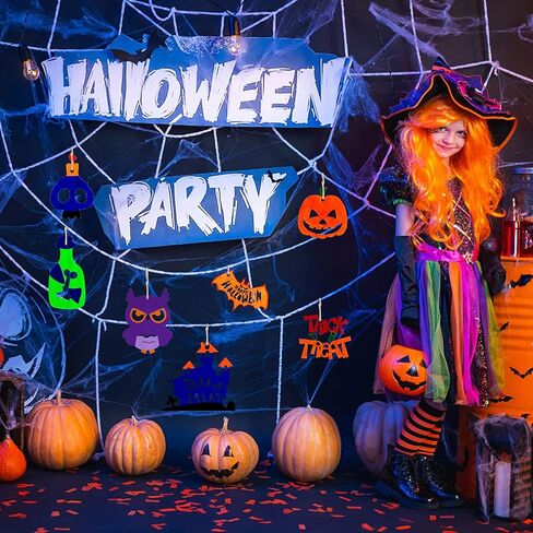 60 قطعة من شرائح خشبية للهالوين من ستيفورد، زخارف خشبية فارغة غير مكتملة، قطع خشبية يدوية الصنع، ديكور معلق مع 6 قطع من أقلام الألوان المائية وخيوط الجوت بطول 66 قدم لمستلزمات ديكورات الهالوين in Kuwait