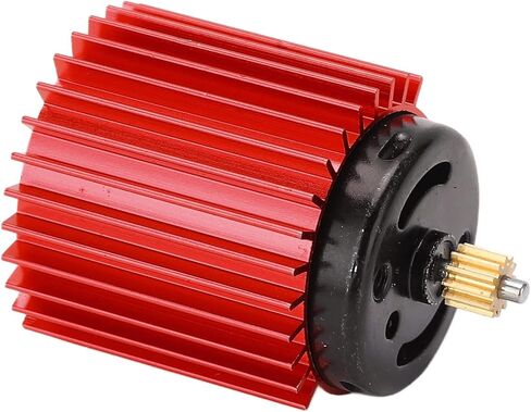 RiToEasysports RC Car Motor,52000 RPM High Speed Aluminum Alloy and Copper Material 370 Motor + Radiator for WPL D12 RC Car Upgrade Parts(red) Model Car Accessories in Kuwait