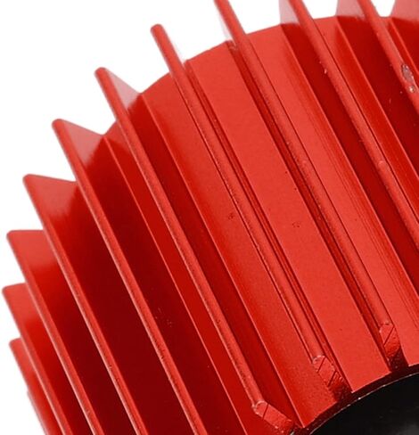 RiToEasysports RC Car Motor,52000 RPM High Speed Aluminum Alloy and Copper Material 370 Motor + Radiator for WPL D12 RC Car Upgrade Parts(red) Model Car Accessories in Kuwait