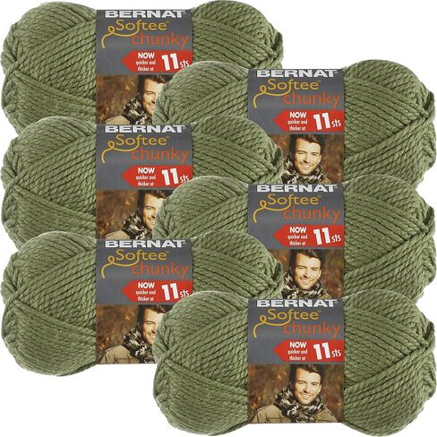 Bernat Softee Chunky Yarn (6-Pack) Forest 161128-28243 in Saudi Arabia