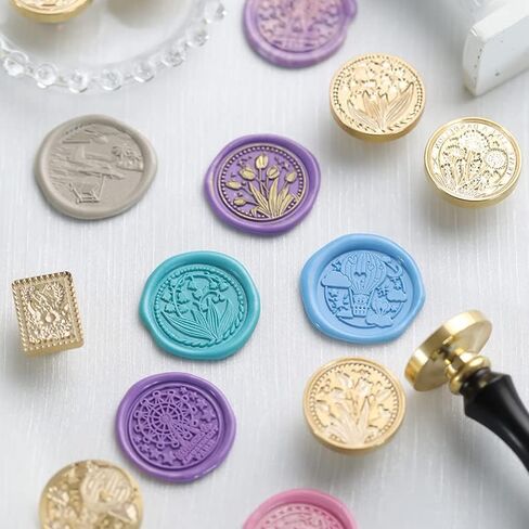 ختم ختم شمع الغراب، مجموعة ختم الشمع الحيواني PORXFLY، ختم ختم شمع شخصي عتيق لدعوات بطاقات الحروف، تغليف الهدايا (نجمة الغراب) in Kuwait