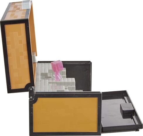 Mattel Minecraft Collector Chest and Exclusive Mini Figure, Carrying Chest for Video-Game Characters for Playing, Trading, and Collecting, Action and Battle Toy for Kids Ages 6 Years and Older in Saudi Arabia