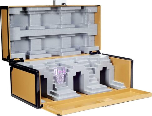 Mattel Minecraft Collector Chest and Exclusive Mini Figure, Carrying Chest for Video-Game Characters for Playing, Trading, and Collecting, Action and Battle Toy for Kids Ages 6 Years and Older in Saudi Arabia