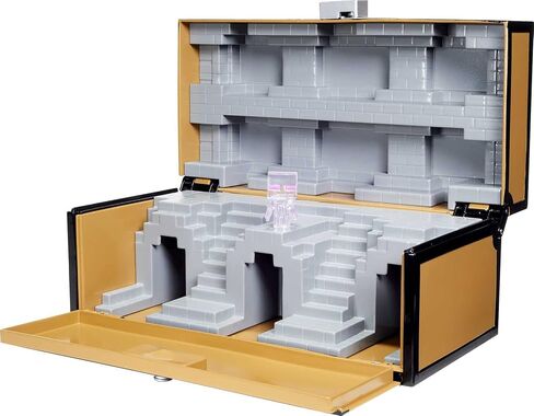 Mattel Minecraft Collector Chest and Exclusive Mini Figure, Carrying Chest for Video-Game Characters for Playing, Trading, and Collecting, Action and Battle Toy for Kids Ages 6 Years and Older in Saudi Arabia