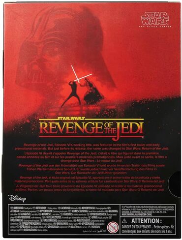 STAR WARS The Black Series Darth Vader (Revenge of The Jedi) 6 Inch Convention Exclusive Action Figure F6963 Ages 4 and Up in Saudi Arabia