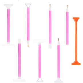 Teaaha 8 Packs 5D Diamond Art Painting Embroidery Art Pen Accessories Correction Pen Drill Pen Tool for DIY Crafts Making Rhinestone Painting in Kuwait