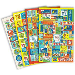 Eureka Back to School Dr. Seuss Cat in Hat Sticker Book for Teachers and Kids, 100+ pcs in Kuwait