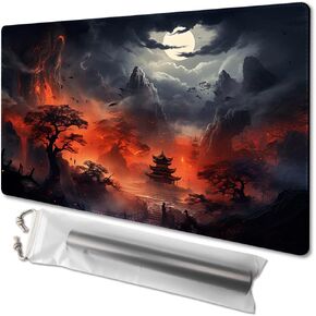 MTG Playmat Size 24x14in Free Storage Bags Non-Slip Backing Printing, Ideal for Card Game Enthusiasts TCG Playmat Mouse Pad (Guardian,No with Zone) in Kuwait