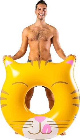 BigMouth Inc. Large Animal Pool Float, Inflatable Floatie Tube, Blow Up Swim Ring, Outdoor Summer Pool Party Water Toy in Kuwait