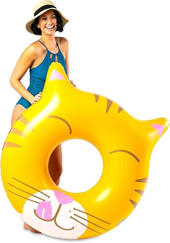 BigMouth Inc. Large Animal Pool Float, Inflatable Floatie Tube, Blow Up Swim Ring, Outdoor Summer Pool Party Water Toy in Kuwait