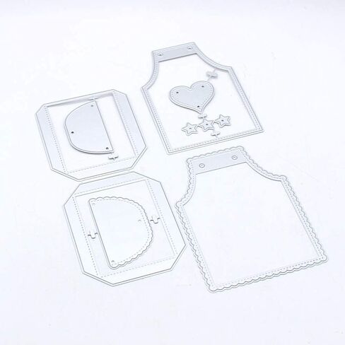 KSCRAFT Big Apron Gift Box Metal Cutting Dies for DIY Scrapbooking/Card Making/Kids Fun Decoration Supplies in Saudi Arabia