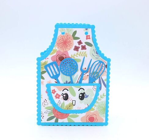 KSCRAFT Big Apron Gift Box Metal Cutting Dies for DIY Scrapbooking/Card Making/Kids Fun Decoration Supplies in Saudi Arabia