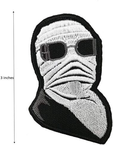 Cute-Patch The Invisible Man Jack Griffin Embroidered Iron on Patch for T Shirt Clothing in Saudi Arabia