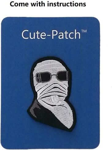 Cute-Patch The Invisible Man Jack Griffin Embroidered Iron on Patch for T Shirt Clothing in Saudi Arabia