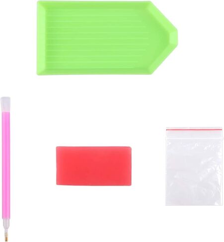 مجموعة من 4 قطع من الألماس المثقوب الكامل 5D، مجموعات طلاء أحجار الراين الماسية من UNIME للبالغين والمبتدئين، فن تطريز الحرف اليدوية، ديكور المنزل، 40.64 × 30.48 سم (جمجمة جاك القديسين) in Kuwait