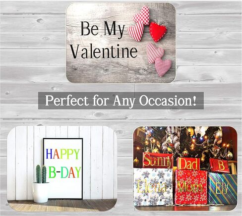 Vinz Large Letter Alphabet Stencils for Painting on Wood | Including Upper-Lowercase, Numbers, & Common Symbols | Reusable Plastic for DIY Art-Craft Projects | 38 Pcs | 82 Symbols in Kuwait