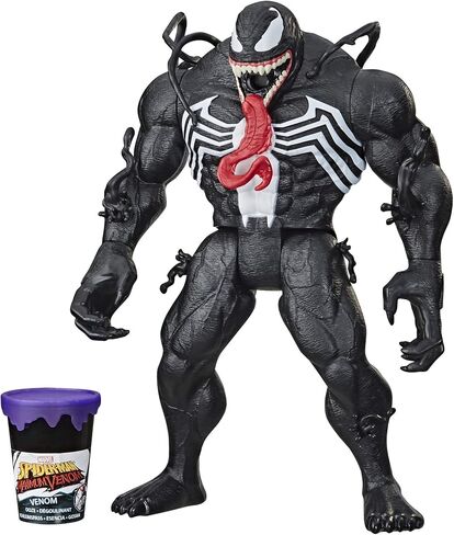 Spider-Man Maximum Venom, Venom Ooze 12.5-Inch Figure with Ooze-Slinging Action, Can of Ooze, Ages 4 and Up in Saudi Arabia