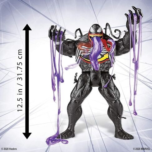 Spider-Man Maximum Venom, Venom Ooze 12.5-Inch Figure with Ooze-Slinging Action, Can of Ooze, Ages 4 and Up in Saudi Arabia