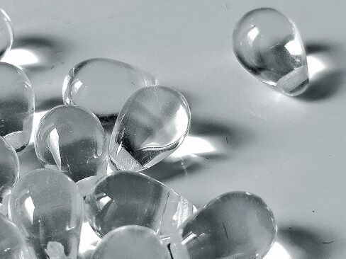 Czech Glass Beads 9mm Teardrops Crystal Clear (50) in Saudi Arabia