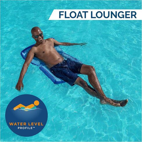 SwimWays Pack-N-Float 2-in-1 Pool Chair and Tote Bag, Blue Palm in Saudi Arabia