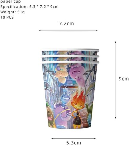 لوازم حفلات أعياد الميلاد من Crazy Elements City، 132 قطعة من ديكورات حفلات أعياد الميلاد بما في ذلك المصاصات وأغطية الكب كيك واللافتات وأغطية الكعك والأطباق والأكواب ومفارش المائدة والبالونات والخلفيات، in Kuwait