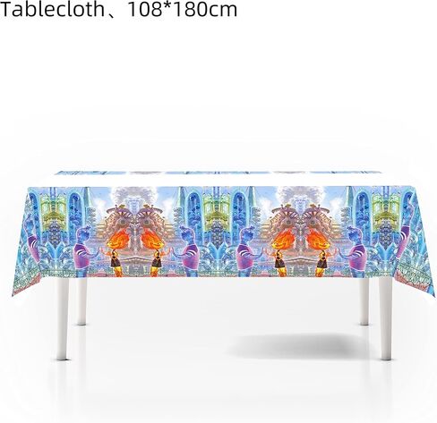 لوازم حفلات أعياد الميلاد من Crazy Elements City، 132 قطعة من ديكورات حفلات أعياد الميلاد بما في ذلك المصاصات وأغطية الكب كيك واللافتات وأغطية الكعك والأطباق والأكواب ومفارش المائدة والبالونات والخلفيات، in Kuwait