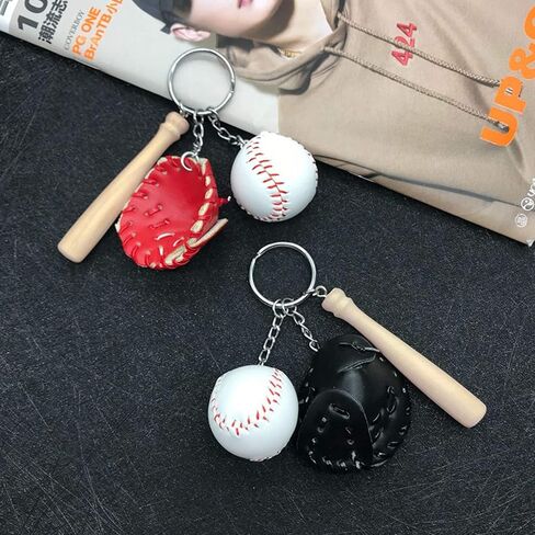 OLYCRAFT 60pcs Unfinished Mini Wooden Baseball Bats 3 Inch Half Drilled Natural Wood Baseball Bat Unpainted Baseball Bat Beads for Keychain Accessories, Action Figures, DIY Craft Projects in Saudi Arabia